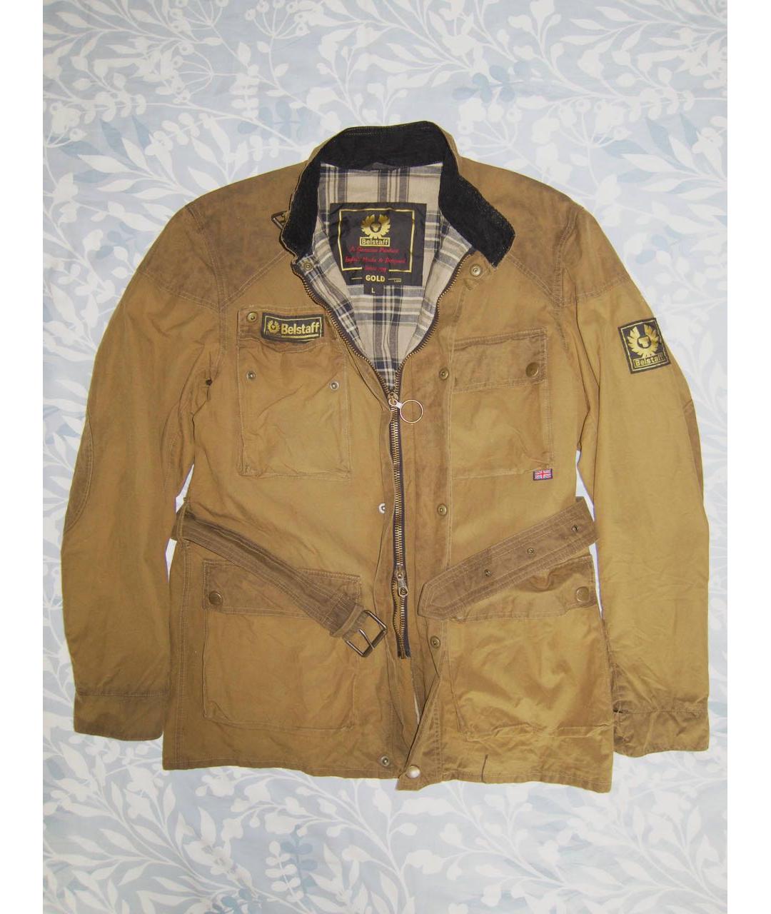 BARBOUR Горчичная хлопковая куртка, фото 6