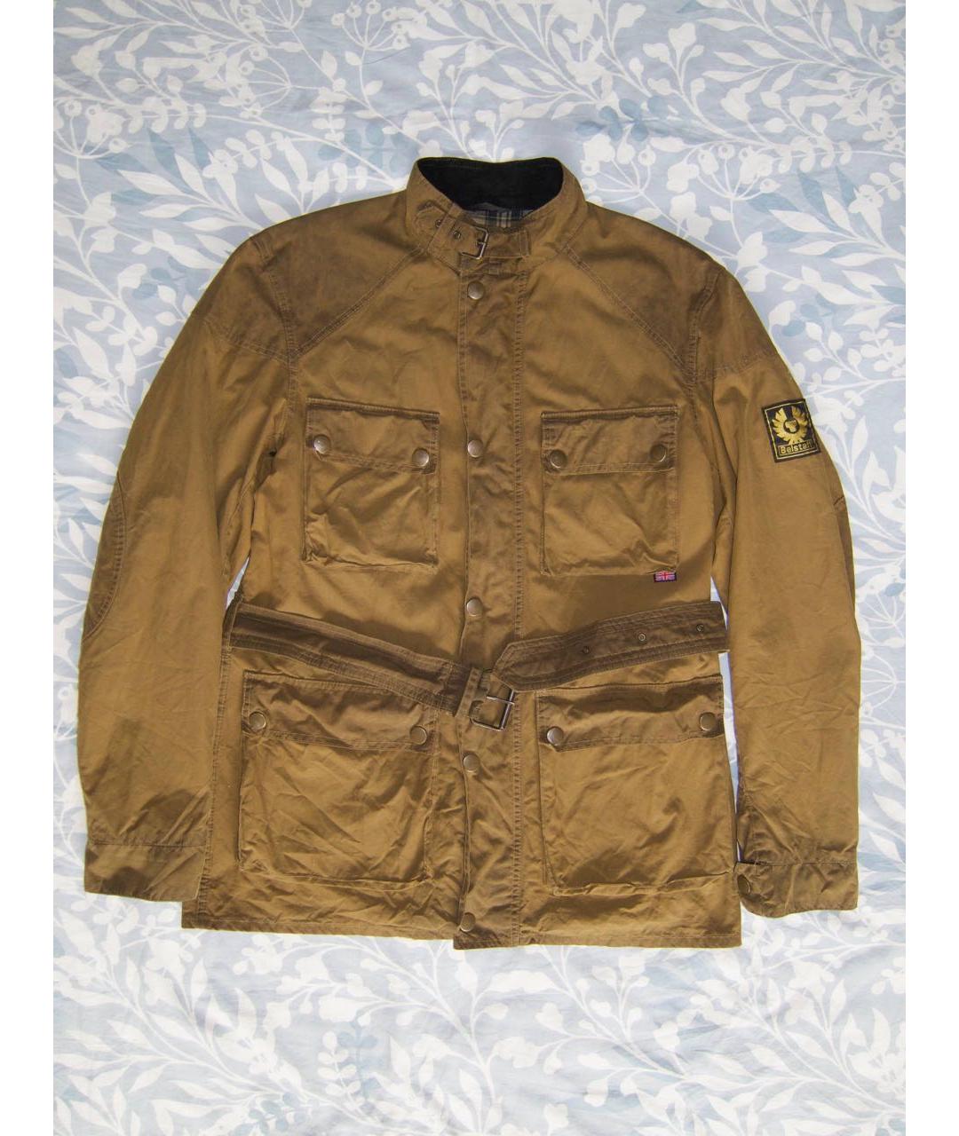 BARBOUR Горчичная хлопковая куртка, фото 7