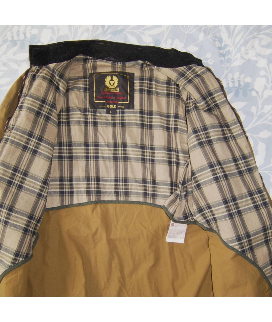 BARBOUR Горчичная хлопковая куртка, фото 3