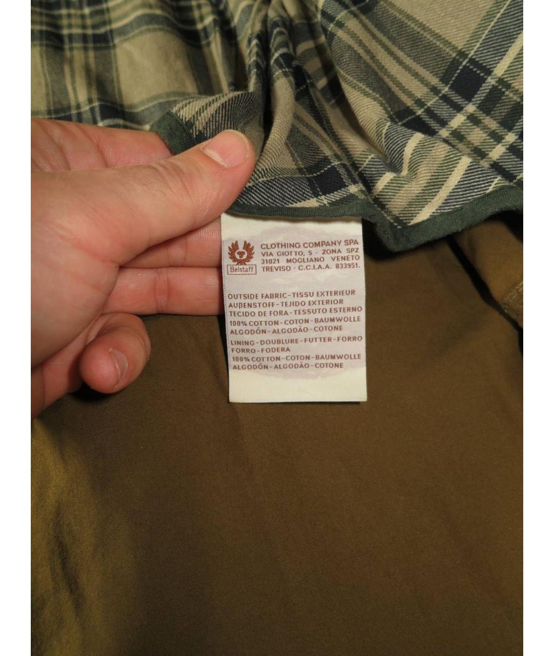 BARBOUR Горчичная хлопковая куртка, фото 5