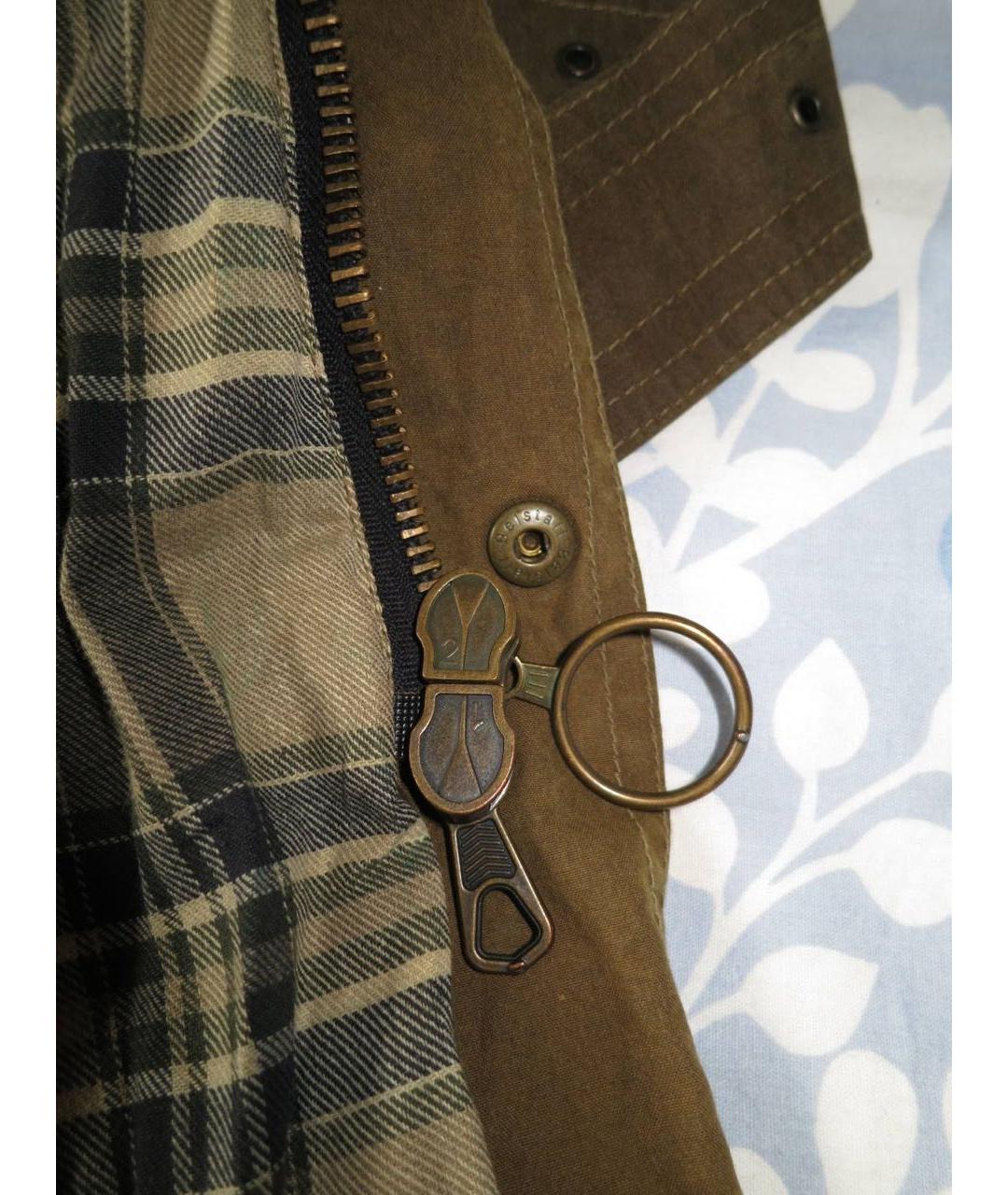 BARBOUR Горчичная хлопковая куртка, фото 4