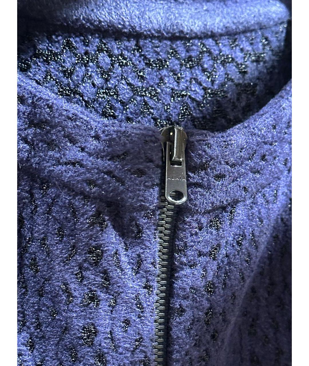 ALAIA Темно-синее коктейльное платье, фото 4