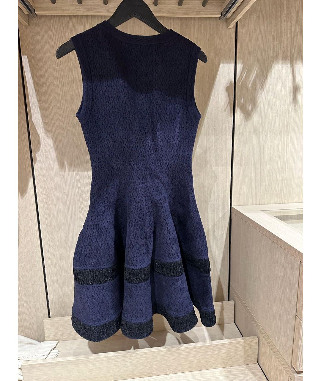ALAIA Темно-синее коктейльное платье, фото 6