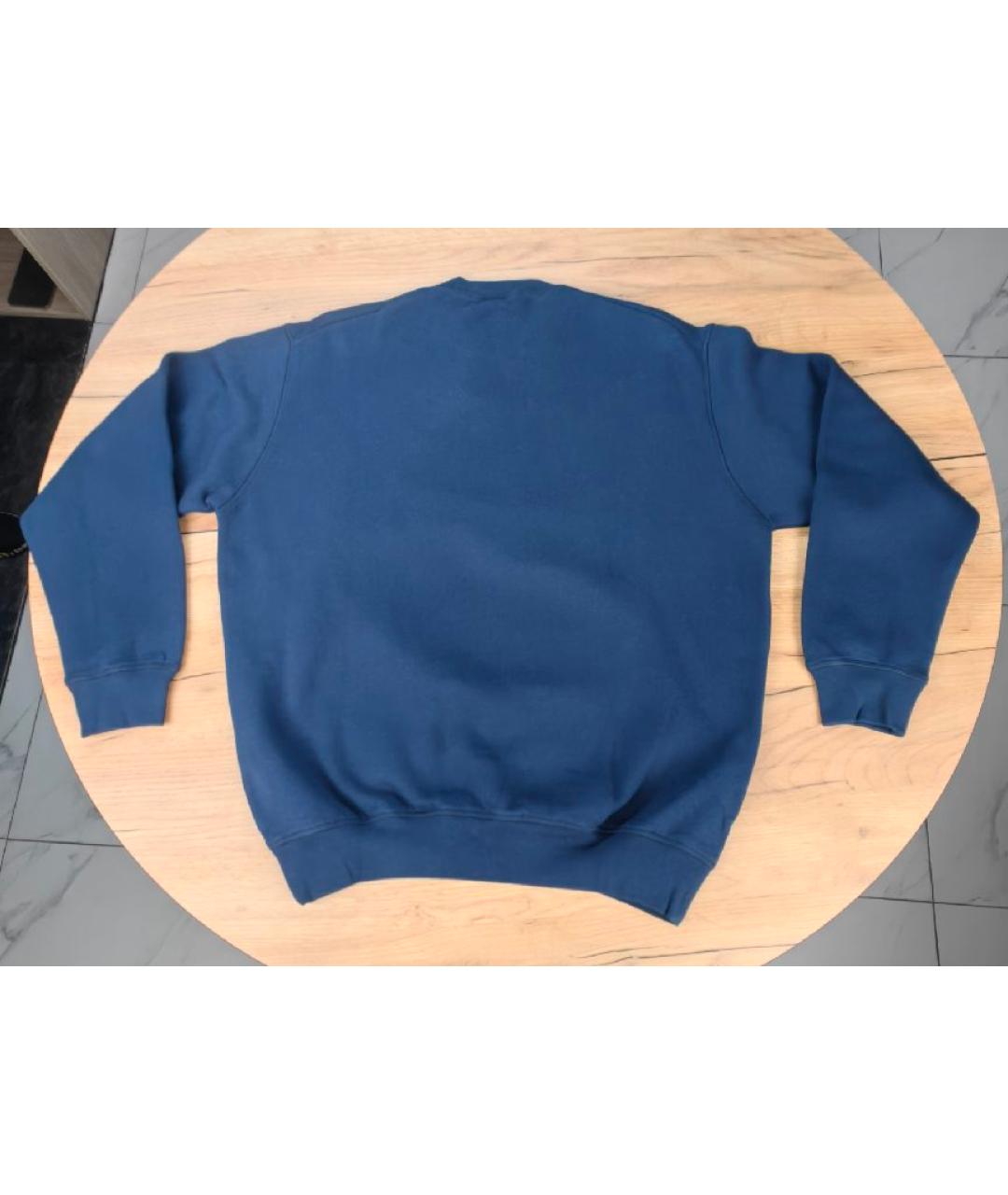 DSQUARED2 Синий хлопковый джемпер / свитер, фото 4