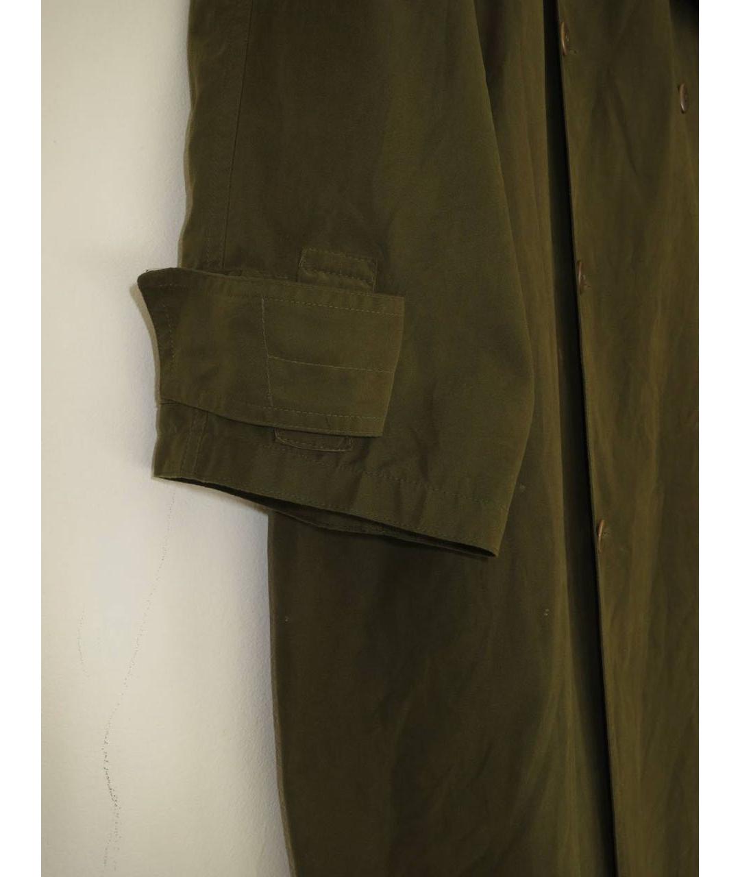 VERSUS VERSACE Хаки полиэстеровый тренч / плащ, фото 4