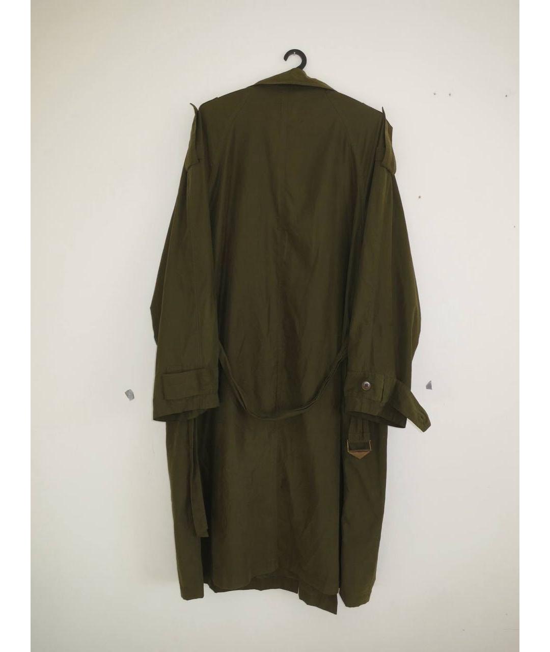 VERSUS VERSACE Хаки полиэстеровый тренч / плащ, фото 2