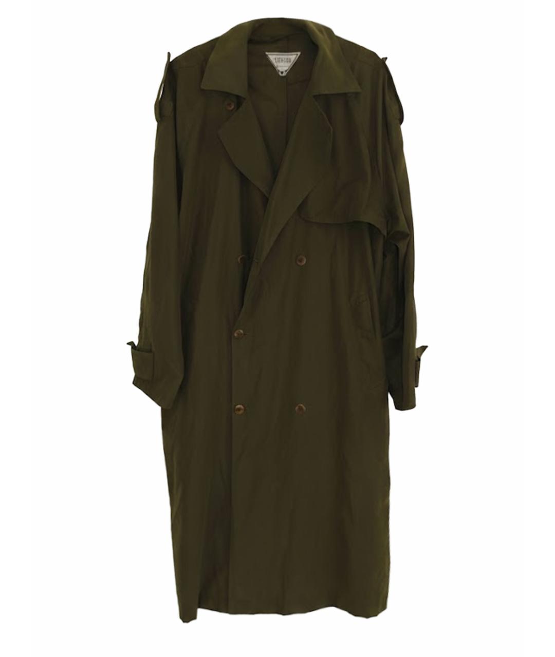 VERSUS VERSACE Хаки полиэстеровый тренч / плащ, фото 1