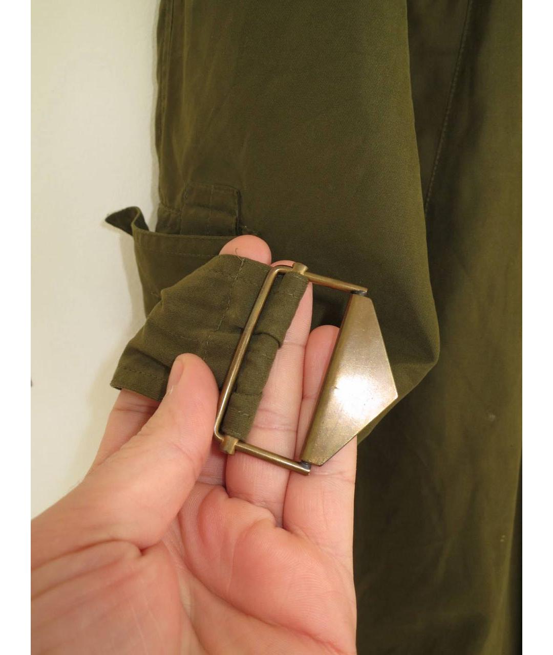 VERSUS VERSACE Хаки полиэстеровый тренч / плащ, фото 5