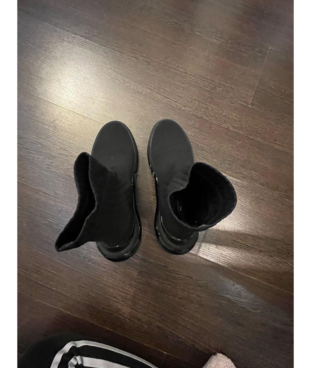 LOUIS VUITTON Черные текстильные кроссовки, фото 5