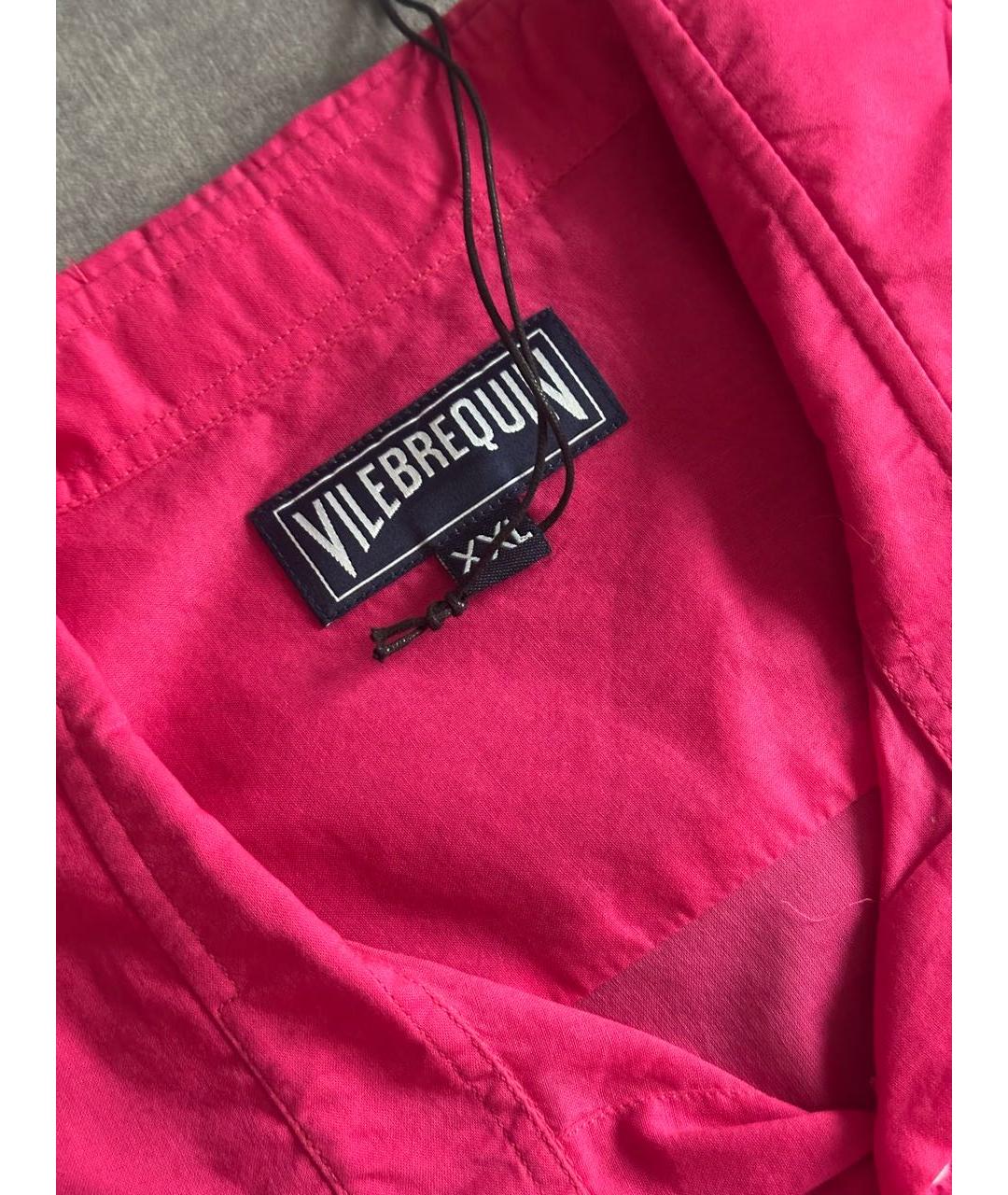 VILEBREQUIN Фуксия хлопковая кэжуал рубашка, фото 4