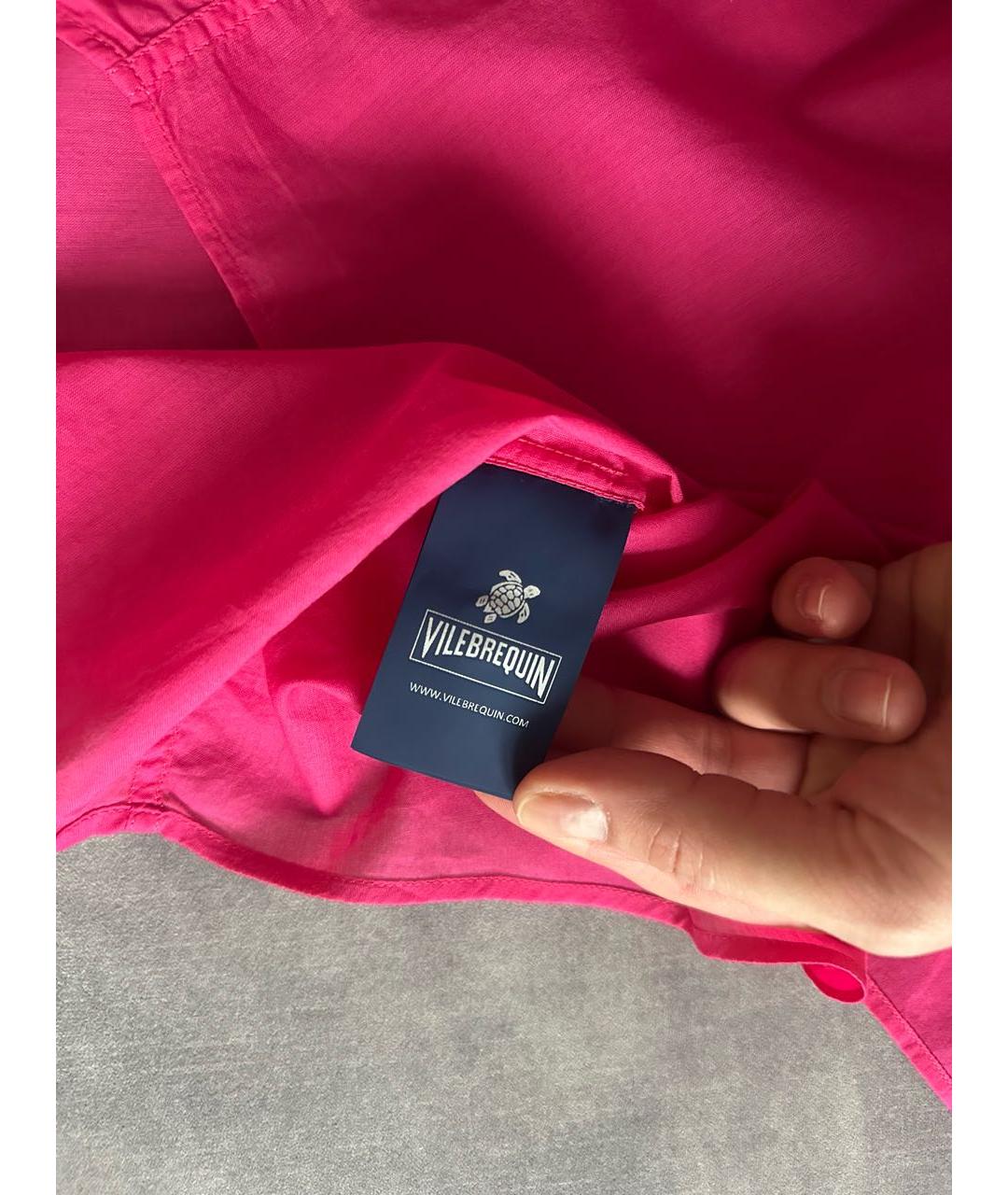 VILEBREQUIN Фуксия хлопковая кэжуал рубашка, фото 7