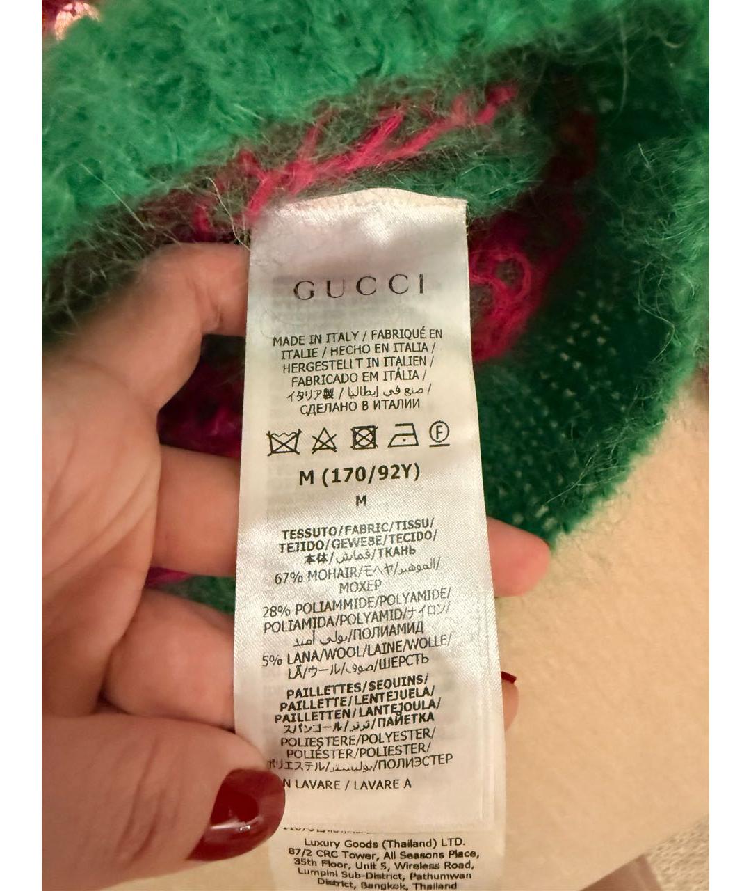 GUCCI Мульти джемпер / свитер, фото 3