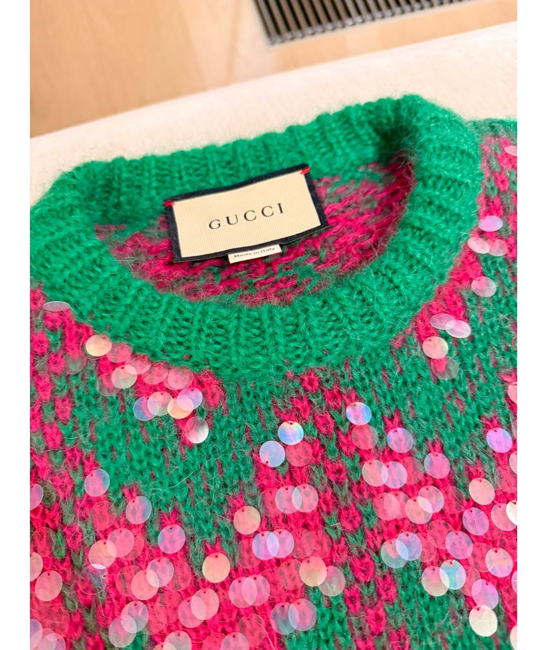 GUCCI Мульти джемпер / свитер, фото 2