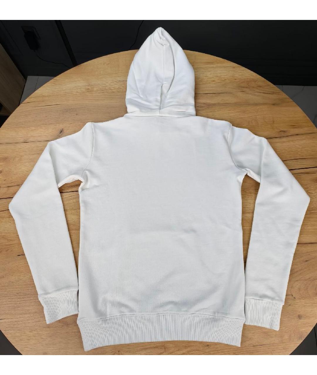 SAINT LAURENT Белый хлопковый джемпер / свитер, фото 2