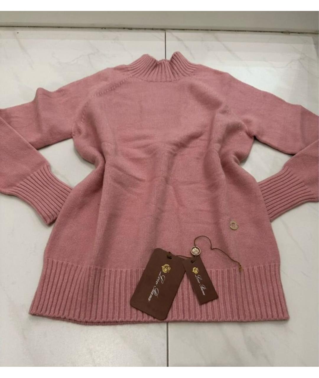 LORO PIANA Коралловая кашемировая водолазка, фото 7