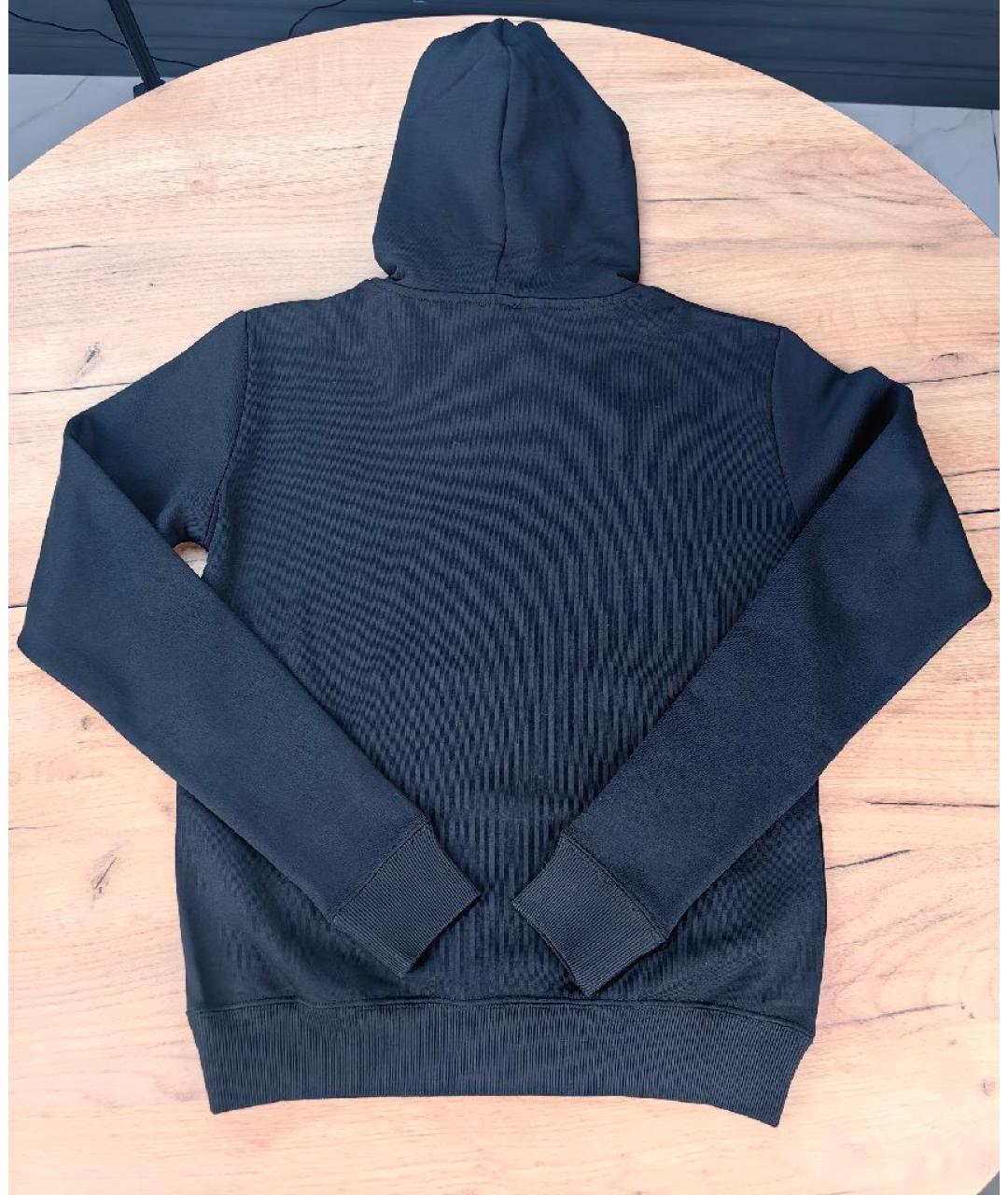 SAINT LAURENT Черный хлопковый джемпер / свитер, фото 2