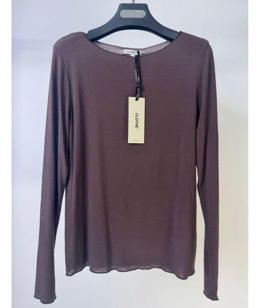 MAX MARA Коричневый кашемировый джемпер / свитер, фото 2