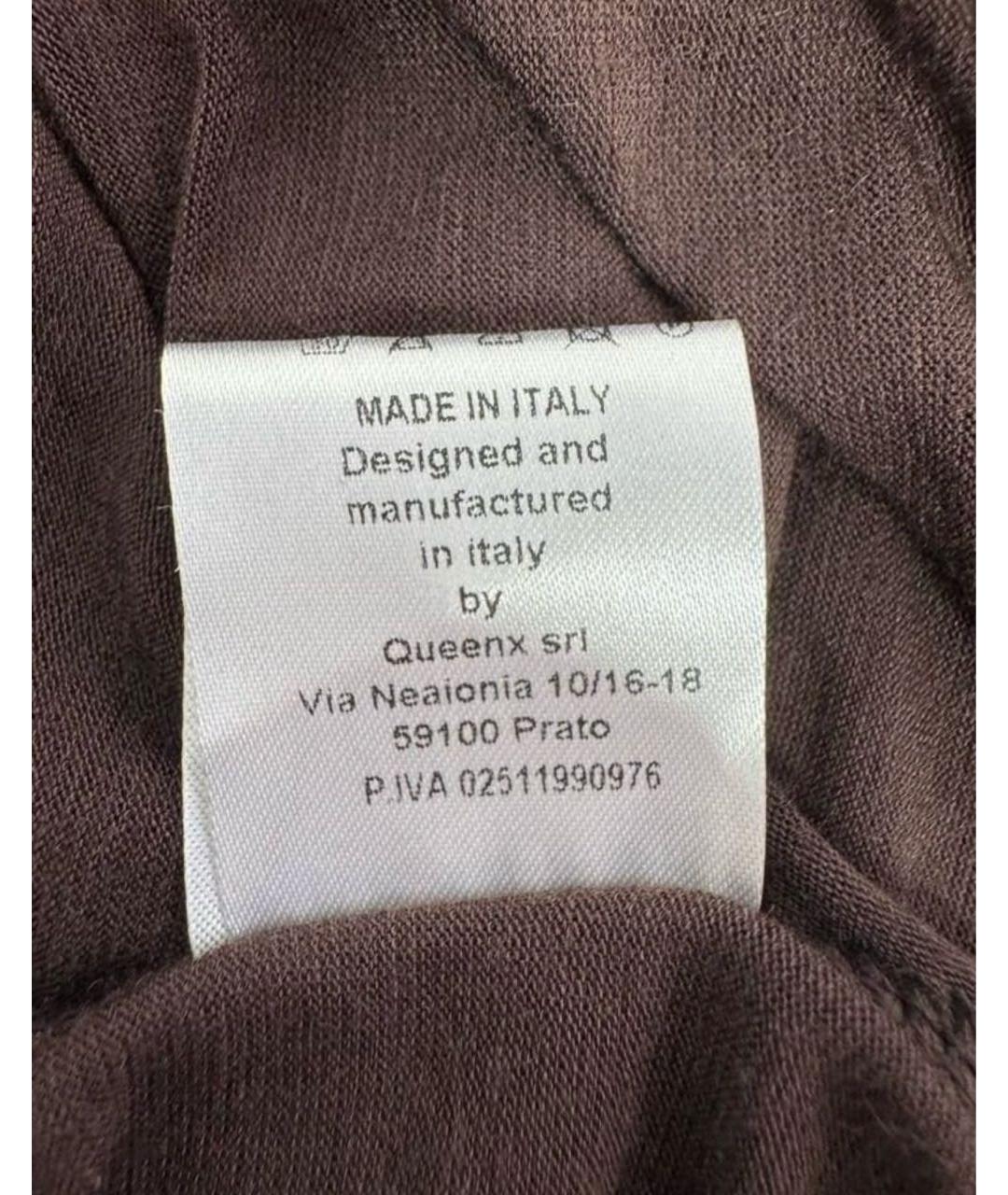 MAX MARA Коричневый кашемировый джемпер / свитер, фото 4