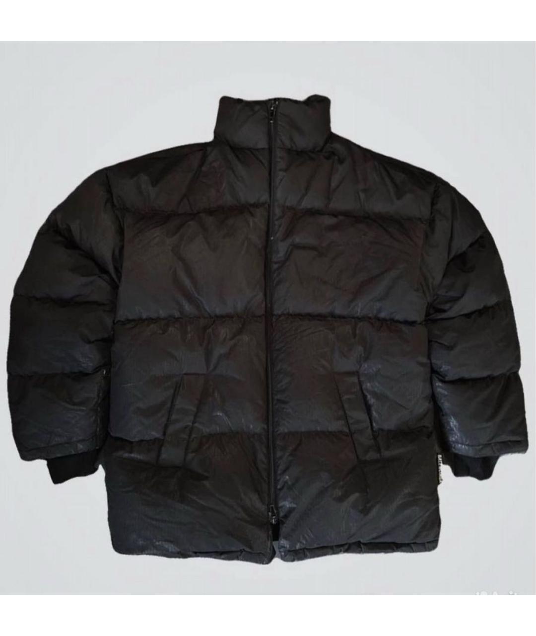 BALENCIAGA Черный полиэстеровый пуховик, фото 8