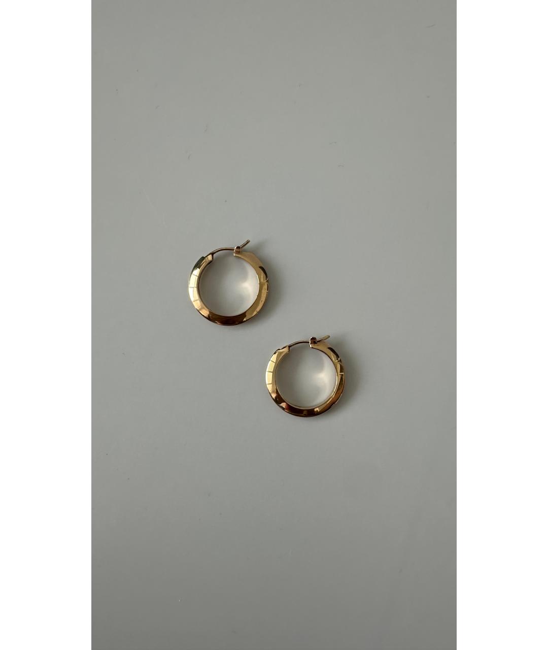 BOTTEGA VENETA Золотые серебряные серьги, фото 6