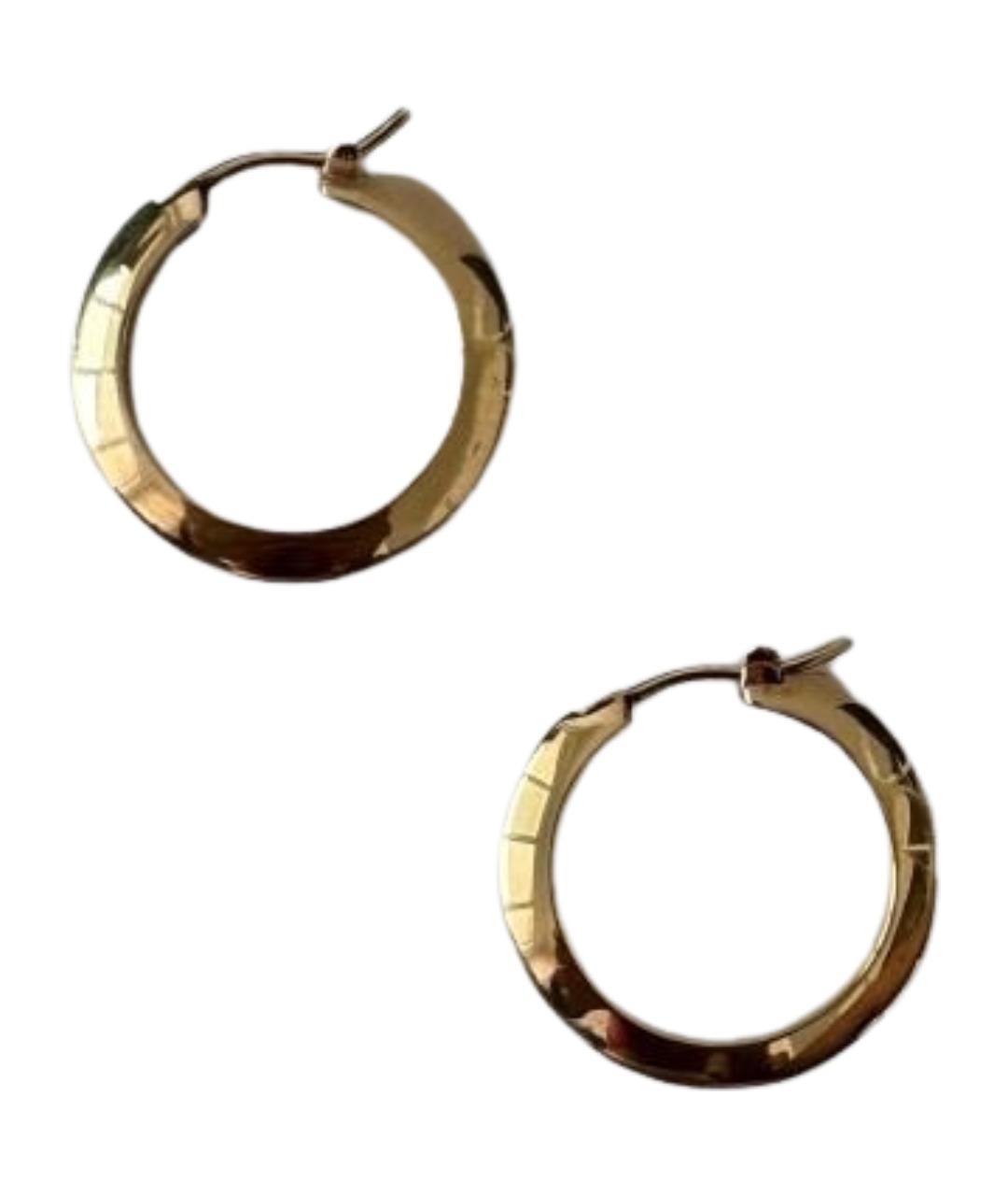 BOTTEGA VENETA Золотые серебряные серьги, фото 1