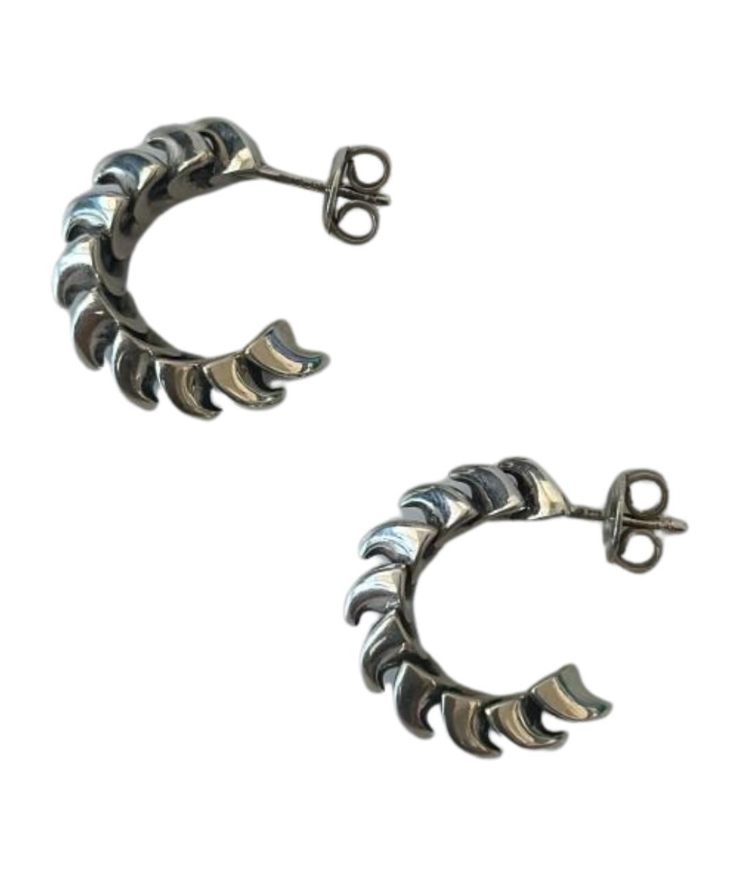 BOTTEGA VENETA Серебряные серебряные серьги, фото 1