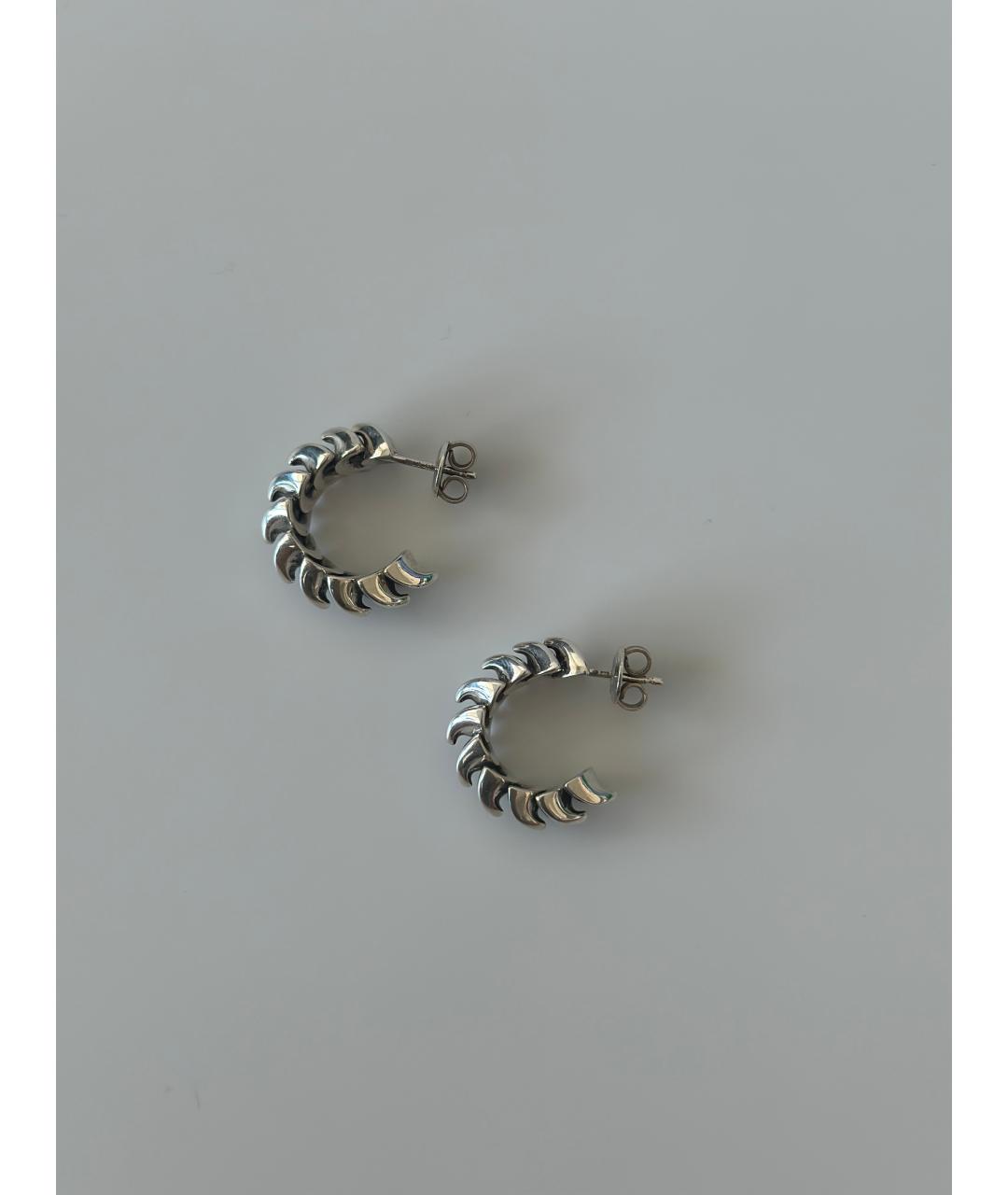 BOTTEGA VENETA Серебряные серебряные серьги, фото 6