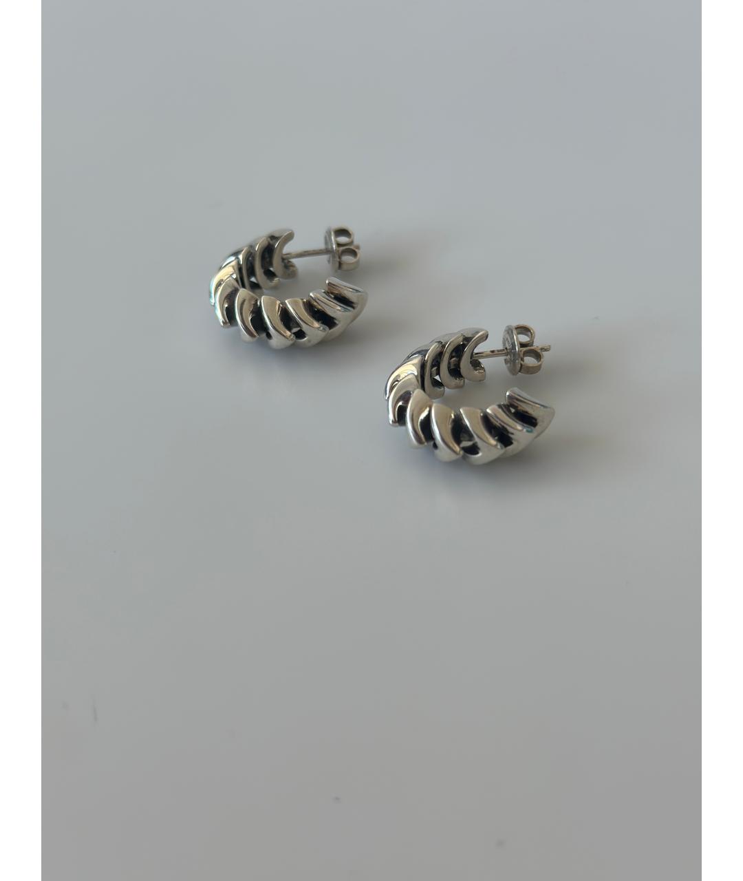 BOTTEGA VENETA Серебряные серебряные серьги, фото 2