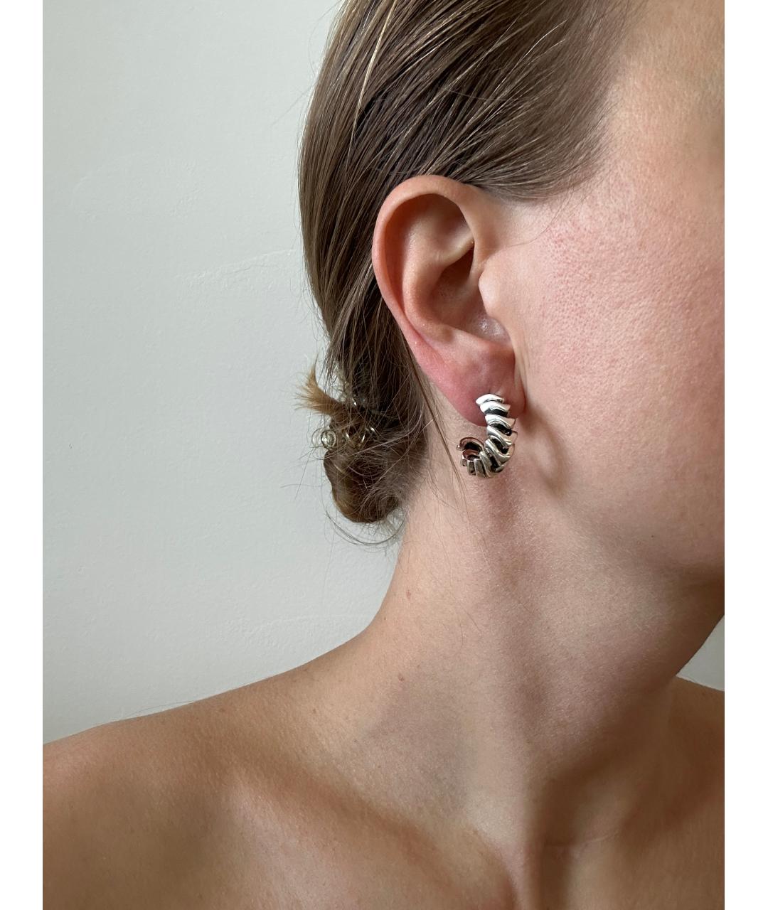 BOTTEGA VENETA Серебряные серебряные серьги, фото 5