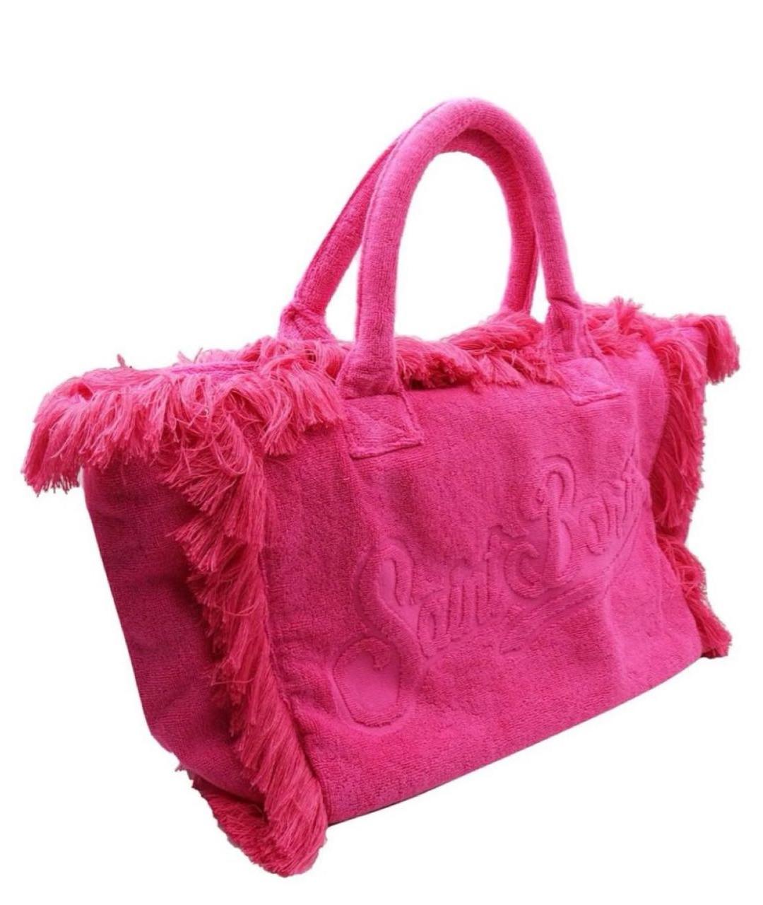 MC2 SAINT BARTH Фуксия тканевая сумка с короткими ручками, фото 2