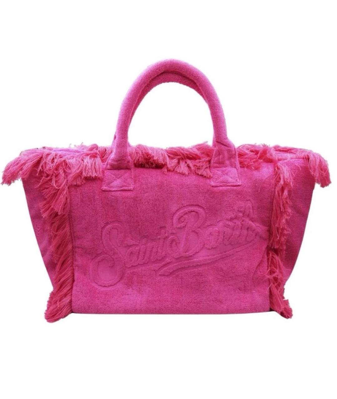 MC2 SAINT BARTH Фуксия тканевая сумка с короткими ручками, фото 1