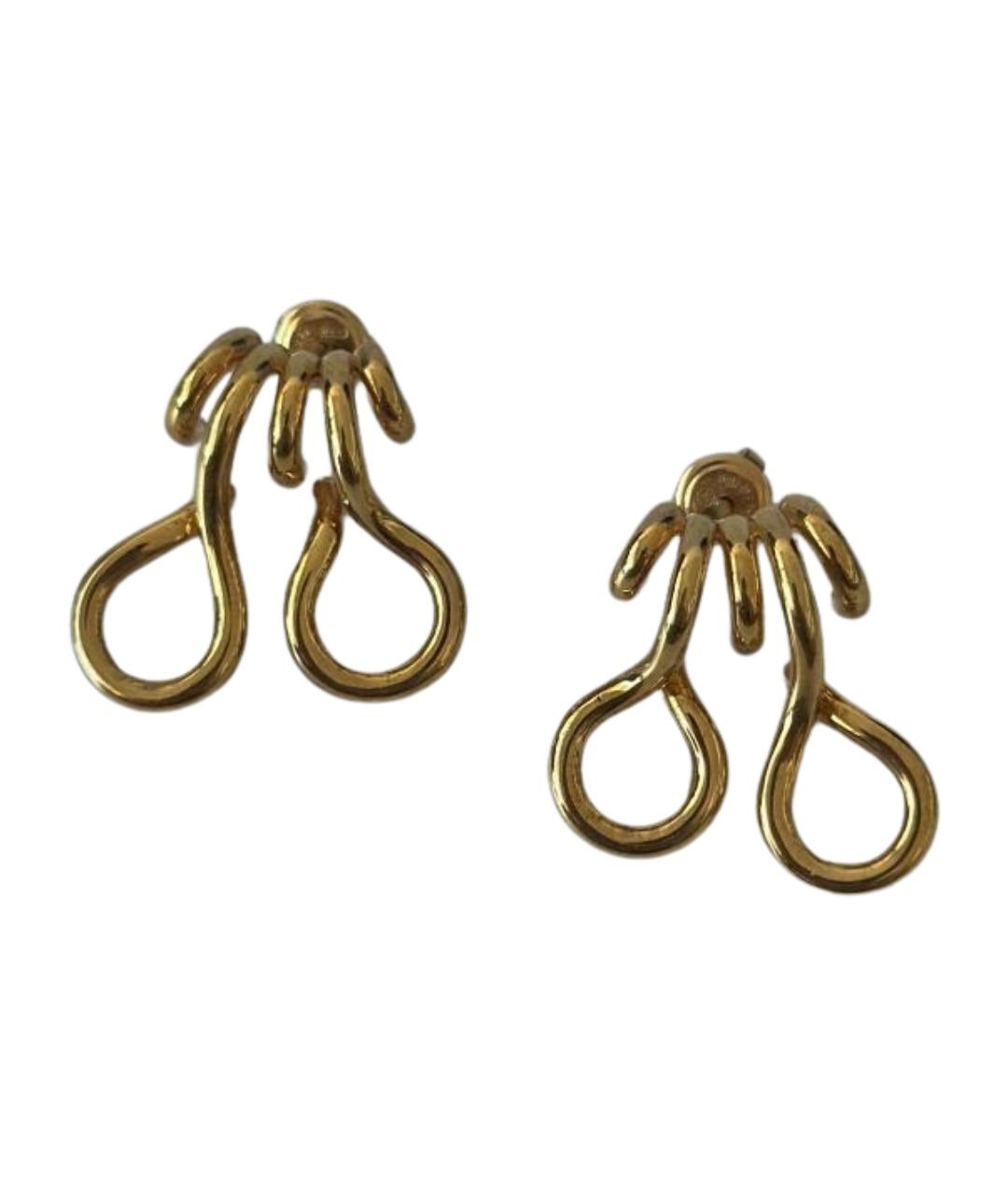 BOTTEGA VENETA Золотые серебряные серьги, фото 1