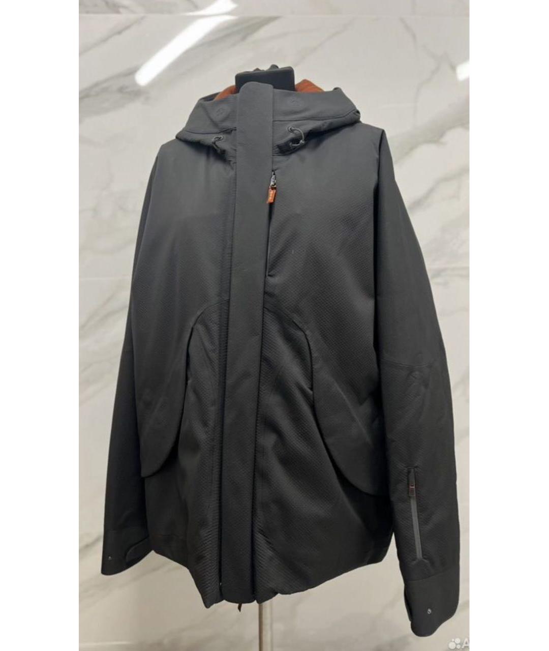 LORO PIANA Антрацитовый полиамидовый пуховик, фото 8