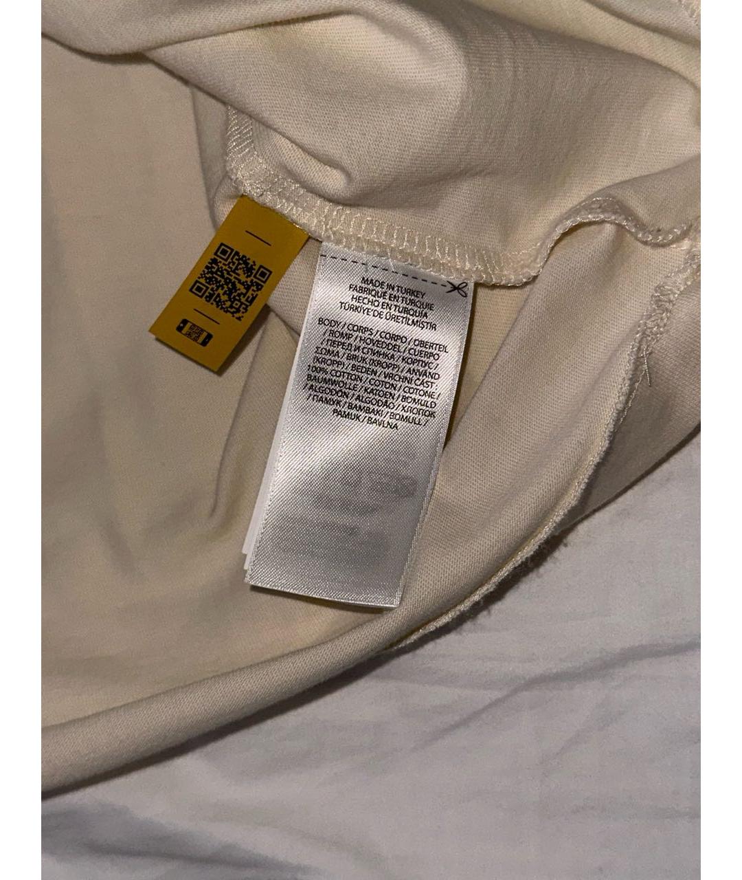 POLO RALPH LAUREN Бежевая хлопковая майка, фото 4