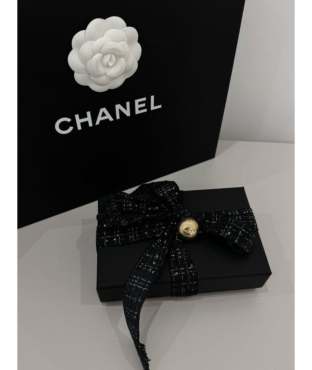 CHANEL Черный брелок, фото 5