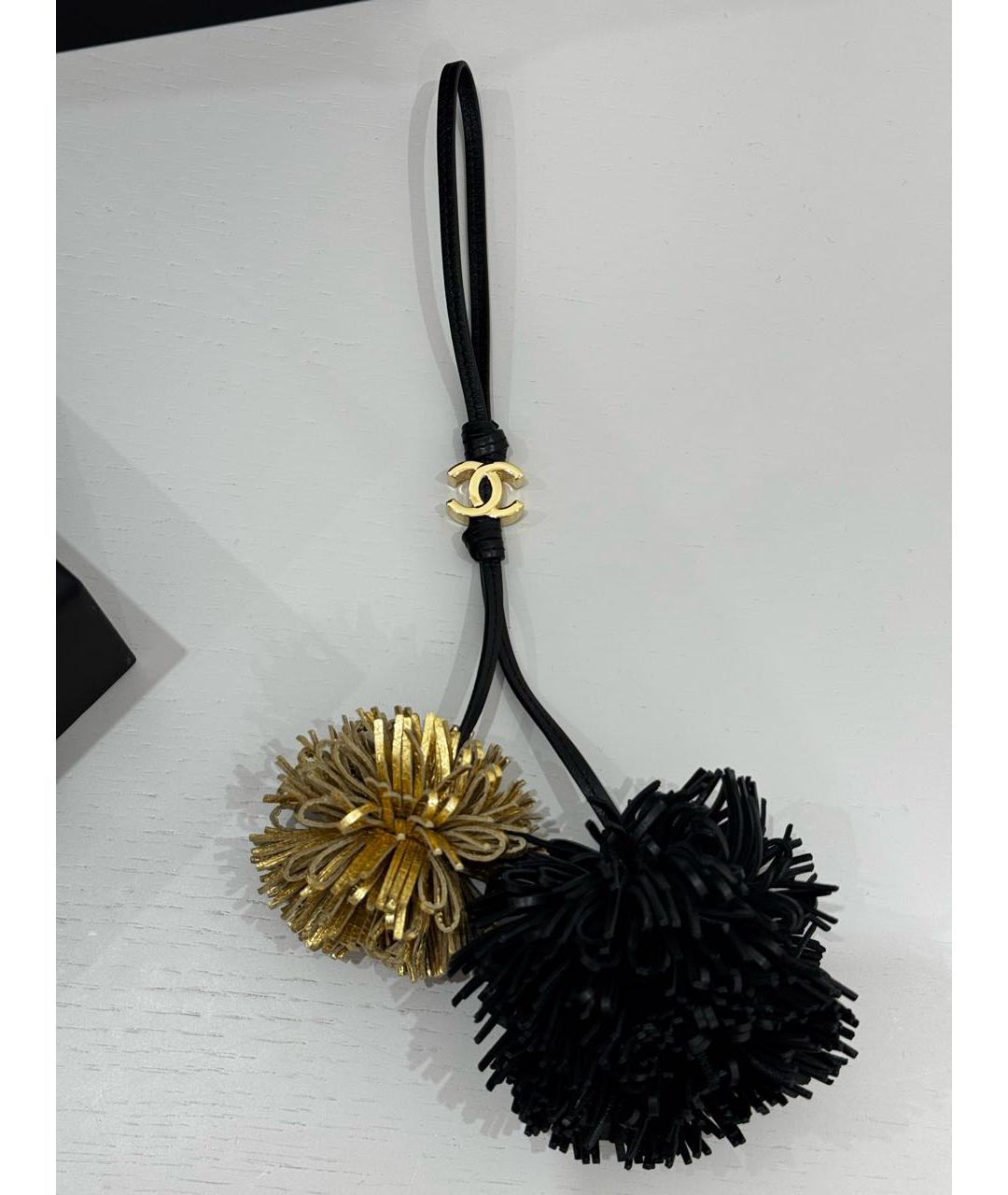 CHANEL Черный брелок, фото 8