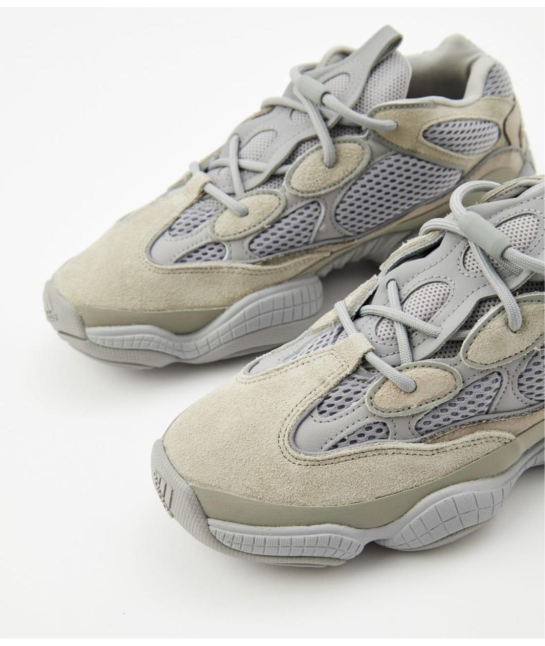 ADIDAS YEEZY Серые замшевые кроссовки, фото 3