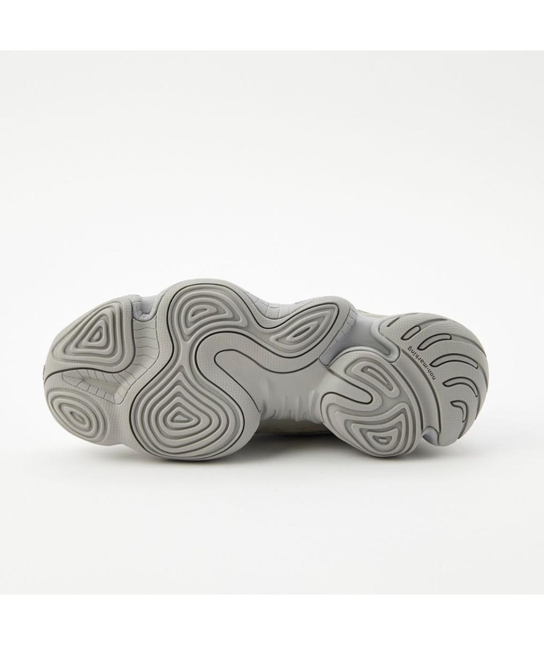 ADIDAS YEEZY Серые замшевые кроссовки, фото 5