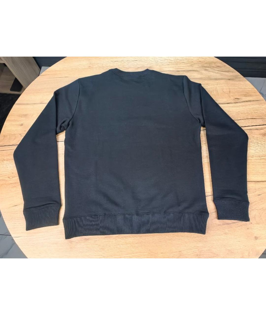 SAINT LAURENT Черный хлопковый джемпер / свитер, фото 2