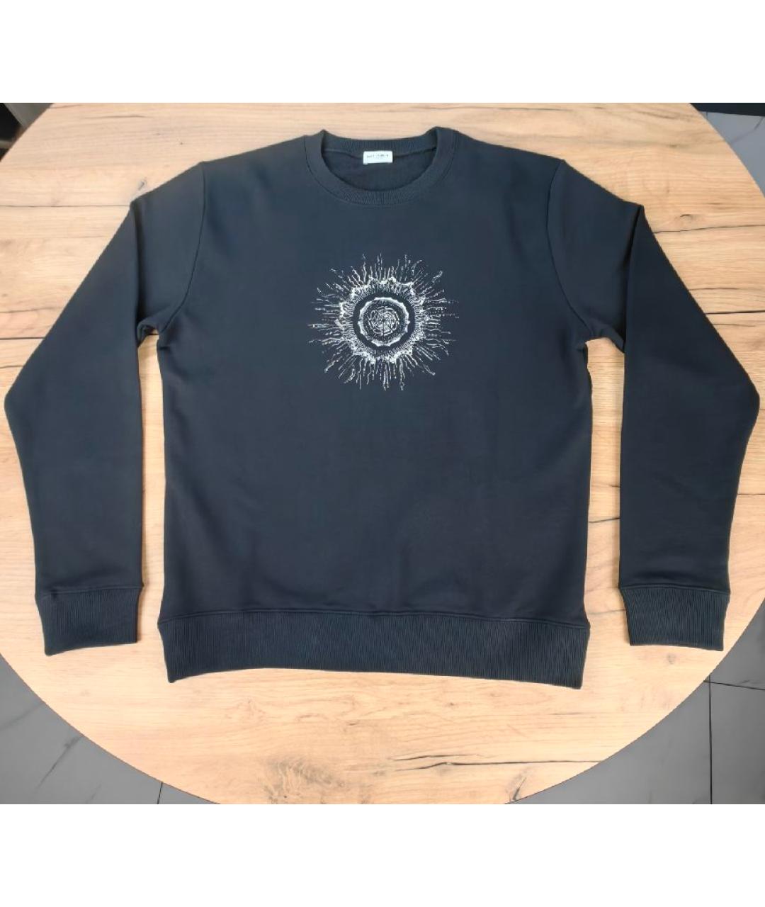 SAINT LAURENT Черный хлопковый джемпер / свитер, фото 7