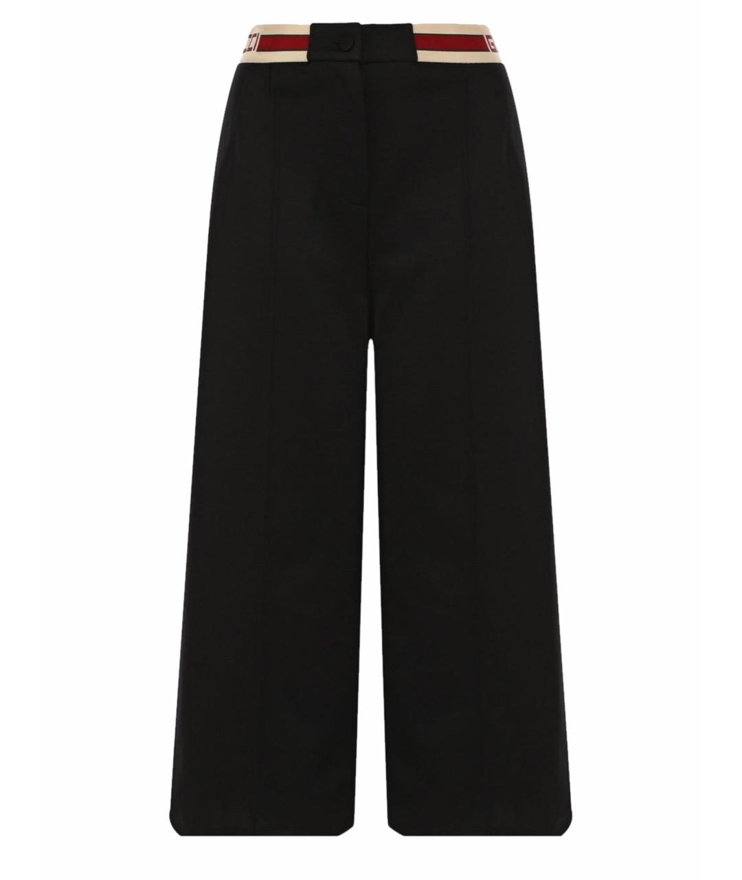 GUCCI Черные хлопковые кюлоты, фото 1