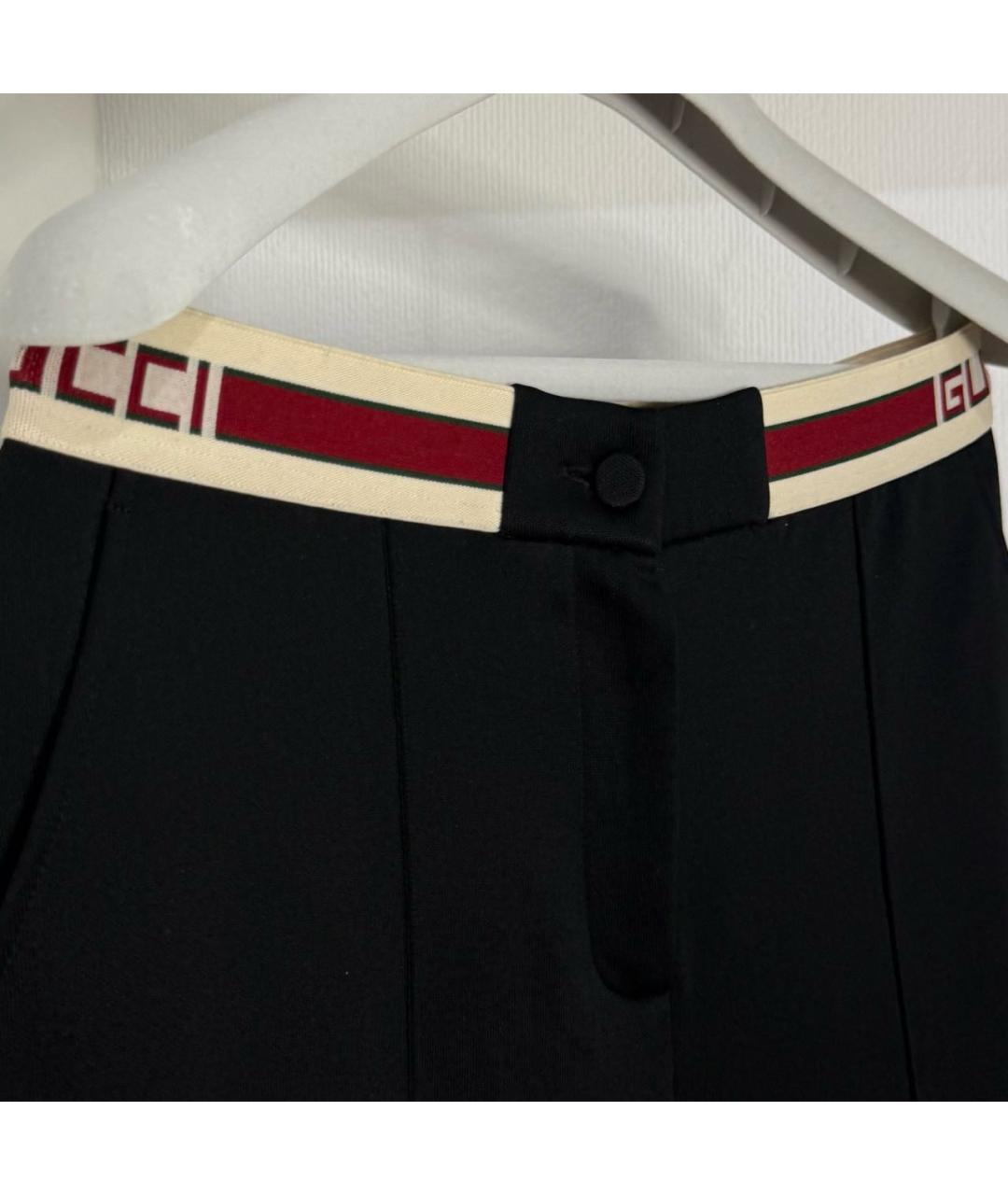 GUCCI Черные хлопковые кюлоты, фото 5