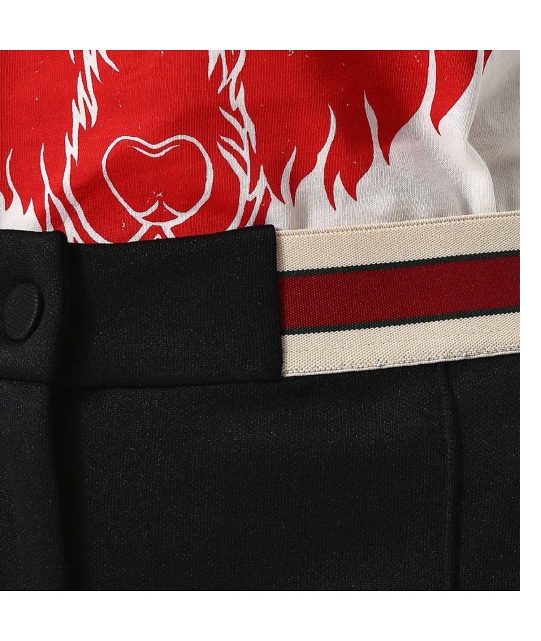 GUCCI Черные хлопковые кюлоты, фото 3