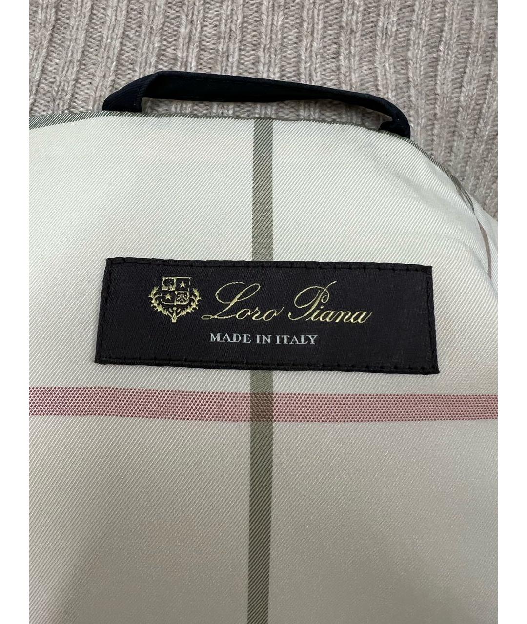 LORO PIANA Черный полиамидовый пуховик, фото 3