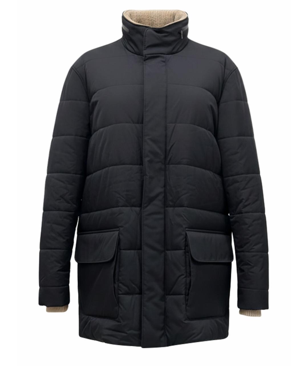 LORO PIANA Черный полиамидовый пуховик, фото 8