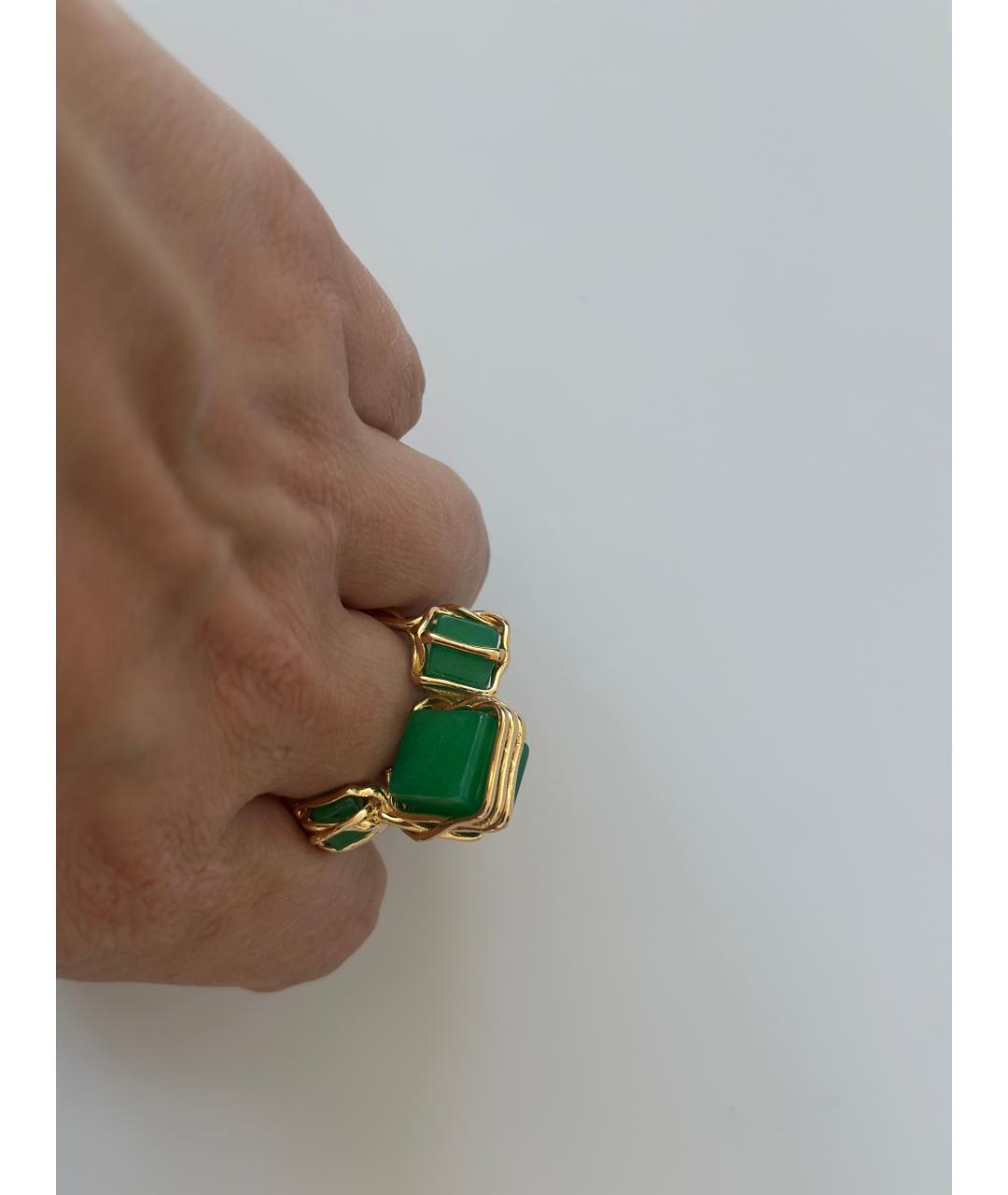 BOTTEGA VENETA Золотое серебряное кольцо, фото 5