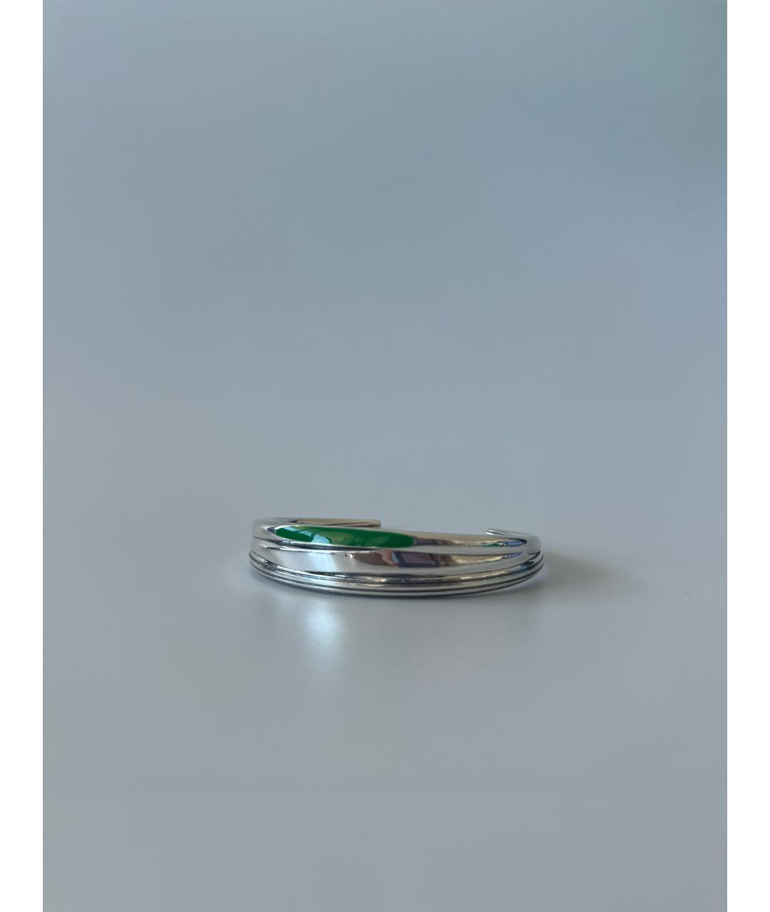 BOTTEGA VENETA Серебрянный серебряный браслет, фото 6