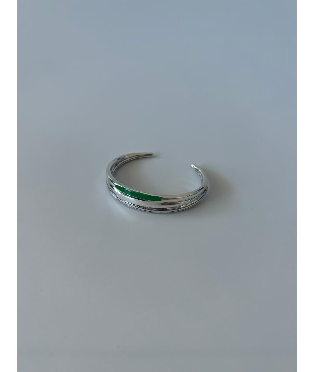 BOTTEGA VENETA Серебрянный серебряный браслет, фото 2