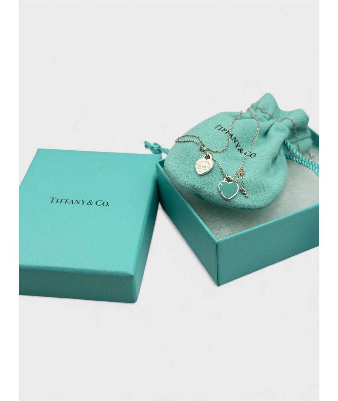 TIFFANY&CO Бирюзовый серебряный кулон, фото 2