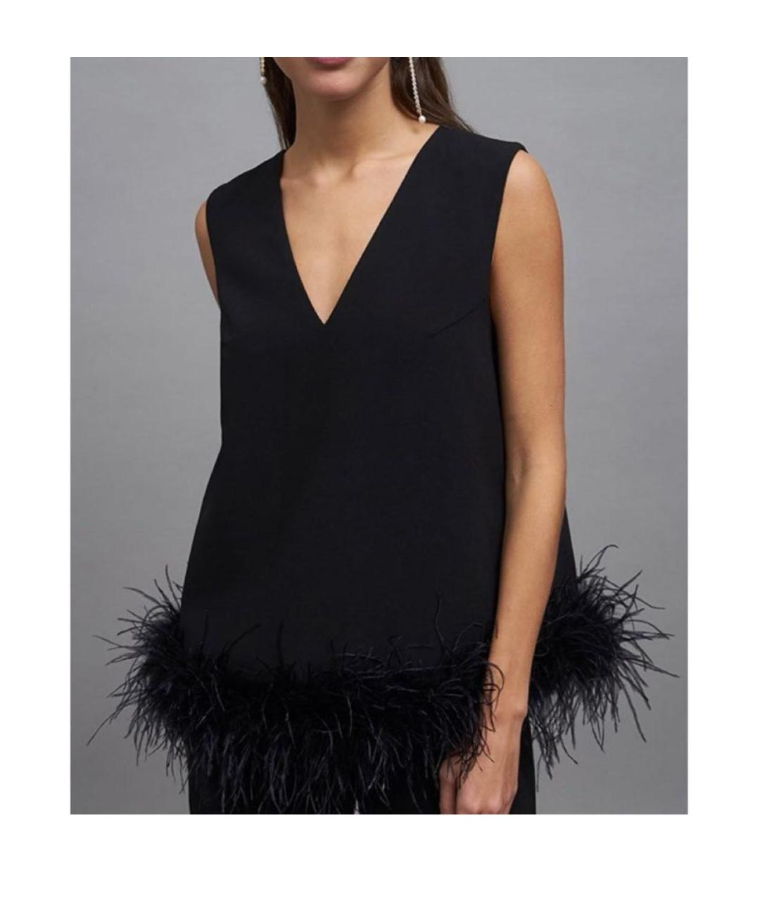 12 STOREEZ Черная блузы, фото 5